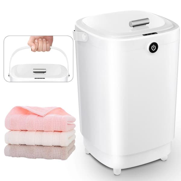 20L Capacity Single Towel Warmer Bucket in White, Electric Plug-In, 4 Timing Settings, Overheating Protection