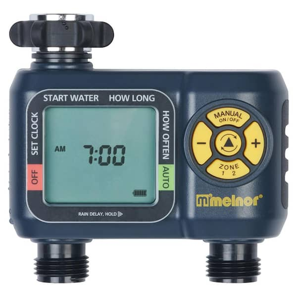 Melnor 2 Zone Automatic Water Timer 63100 The Home Depot