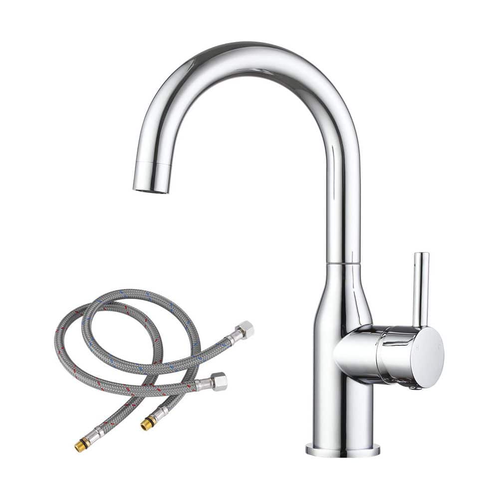 Single Handle Bar Faucet with cUPC Water Supply Lines in Polished Chrome price history on PriceWatchPro