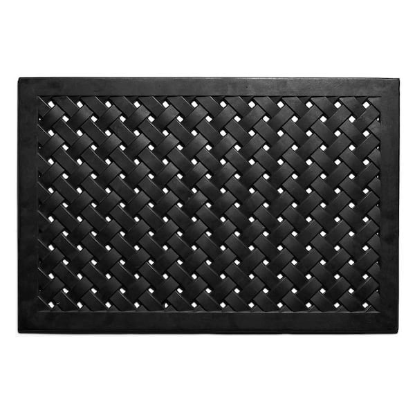 24 x 36 Hampton Weave Rubber Door Mat