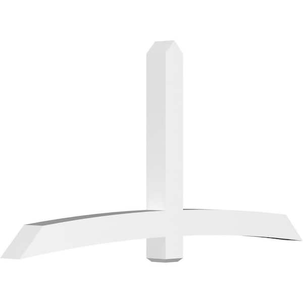 Ekena Millwork Bellingham 96 in. W x 48 in. H x 6 in. D Signature Polyurethane Bracket