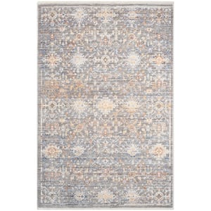 Timeless Classics Grey 3 ft. x 5 ft. Medallion Traditional Area Rug