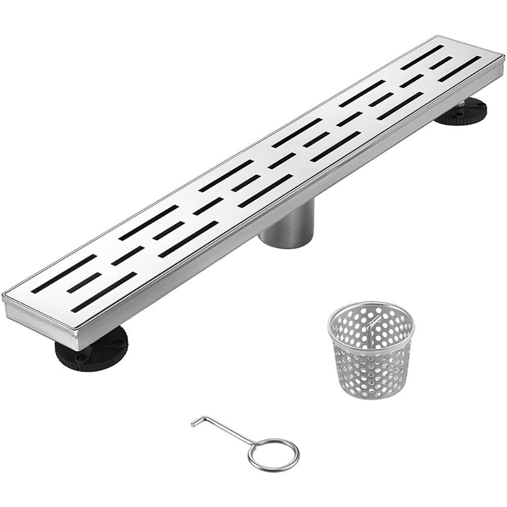 24 in. Linear Stainless Steel Shower Drain - Slot Pattern price history on PriceWatchPro
