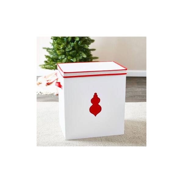  Household Essentials 3-Piece Hat Box Set with Faux Leather  Lids, Scroll Pattern : Home & Kitchen