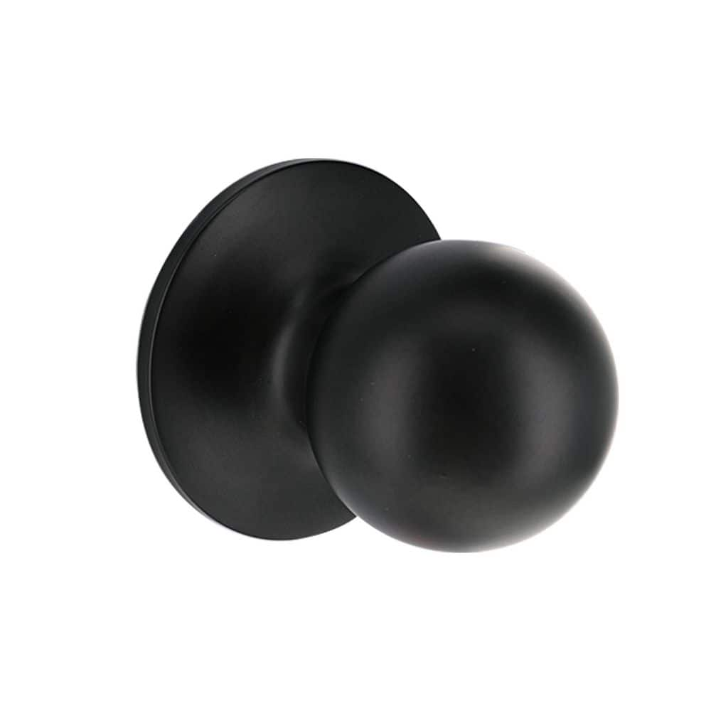 Defiant Saturn Matte Black Hall/Closet Door Knob 32T3X930B - The Home Depot