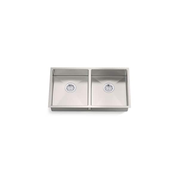 KOHLER Strive 29-1/2 in. Undermount Double-Bowl Kitchen Sink KOHLER Strive 29-1/2 in. Undermount Double-Bowl Kitchen Sink