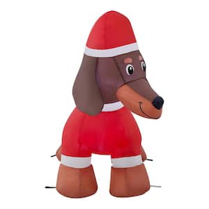 3.5 ft Dachshund Holiday Inflatable