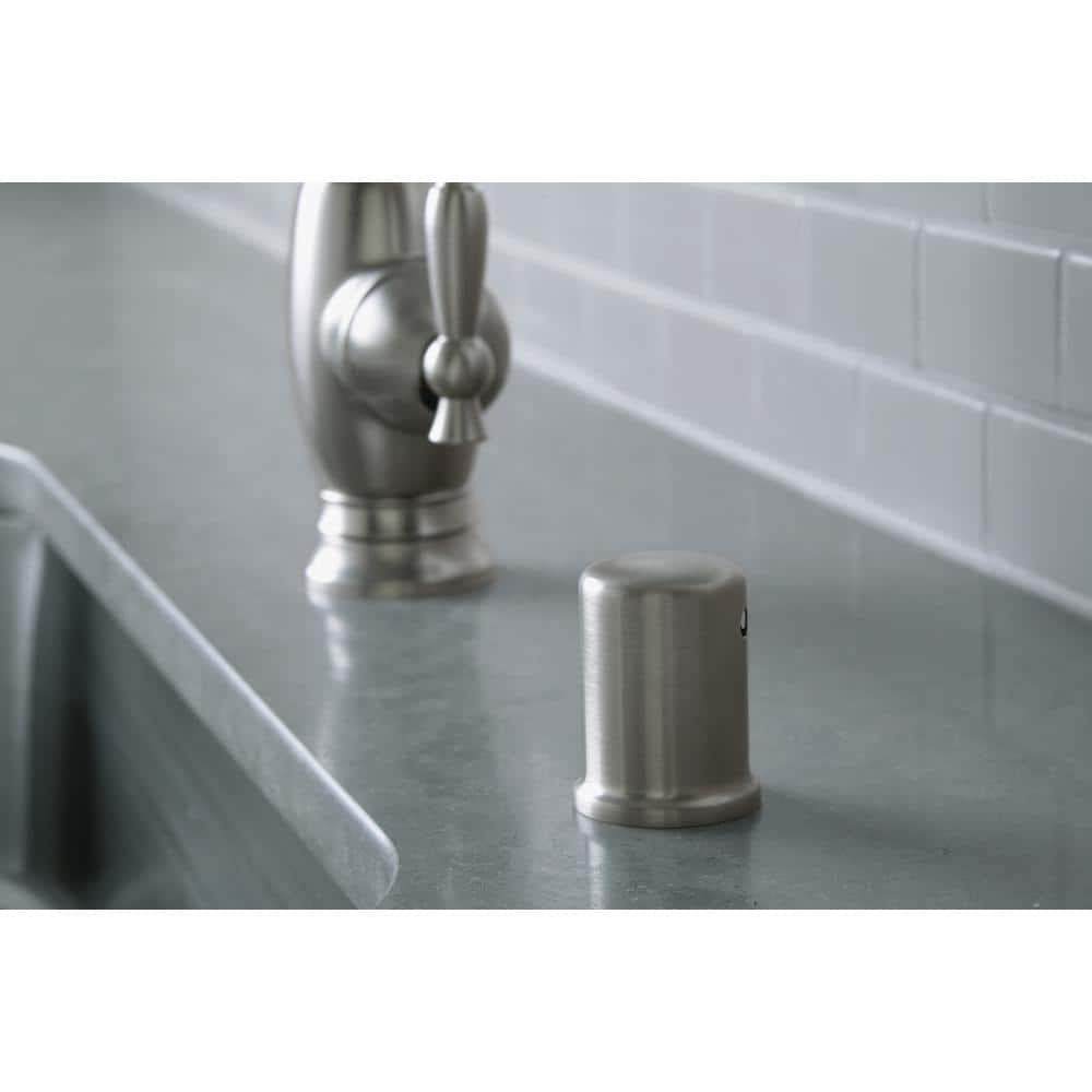 Kohler dishwasher air gap, vibrant brushed nickel product view 2