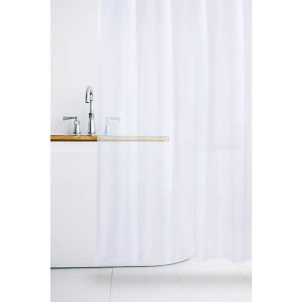 m MODA at home enterprises ltd. 70 x 72 in. Oasis 4G PEVA Frosted Shower Liner