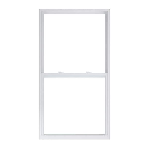American Craftsman 33.75 in. x 62 in. 50 Series Single Hung Buck Vinyl Window - White
