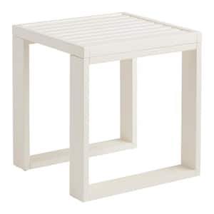 Kay Outdoor Side Table in White