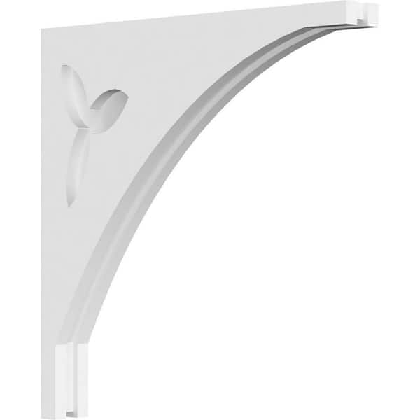 Ekena Millwork Naple 1.5 in. W x 16 in. H x 16 in. D Signature Urethane Polyurethane Corbel