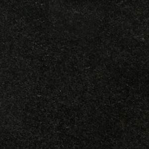 3 in. x 3 in. Granite Countertop Sample in Black Pearl Brushed