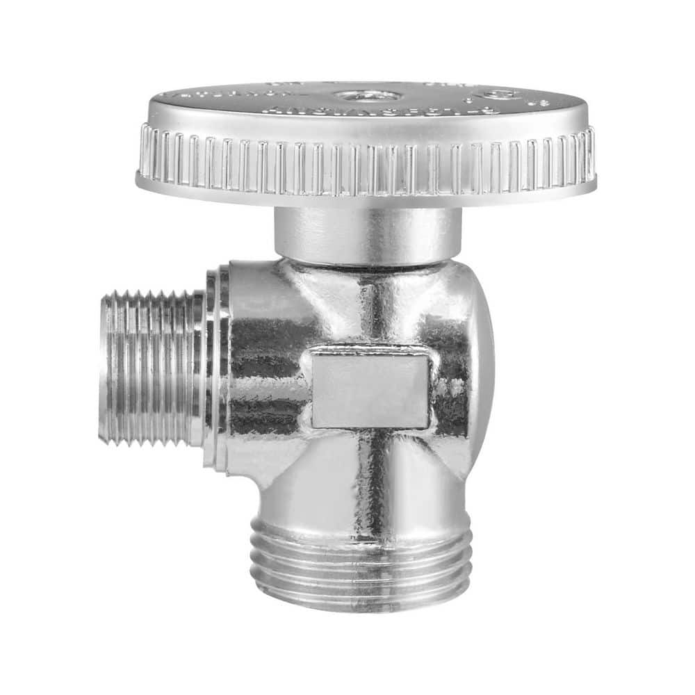Turn Water Shut Off Valves, 1/2 in. Nominal (5/8 in. OD) Compression Inlet x 3/8 in. OD Compression Outlet Shutoff Valve price history on PriceWatchPro