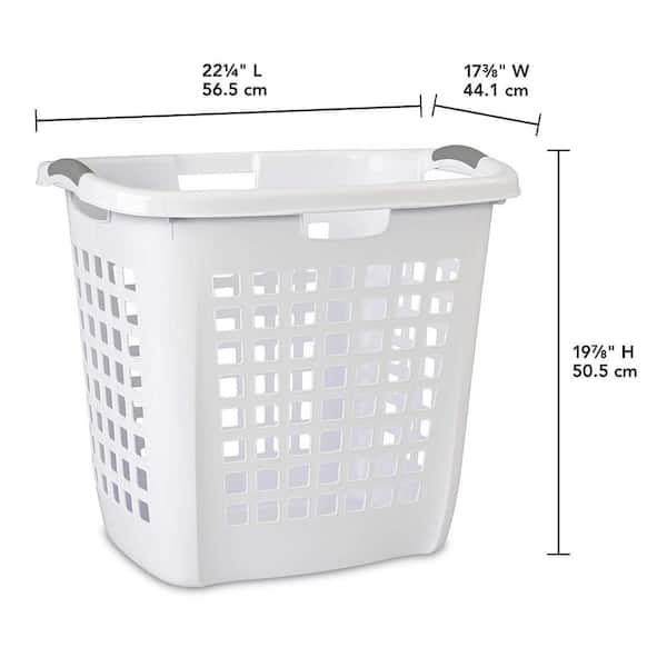 Sterilite Bright Lilac Square Laundry Basket