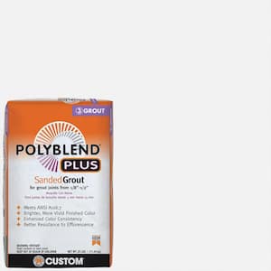Polyblend Plus #641 Cool White 25 lb. Sanded Grout