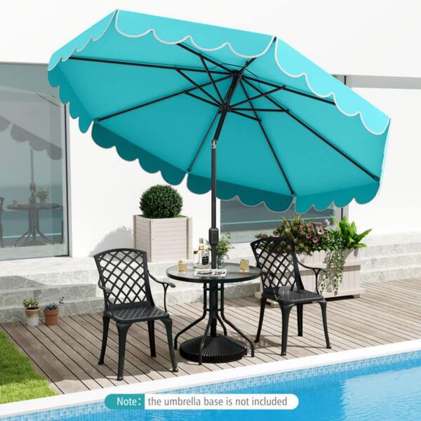 10 ft teal patio umbrella Tilt Patio offset umbrella is more versatile than a regular market umbrella 10 Foot Patio Umbrella with