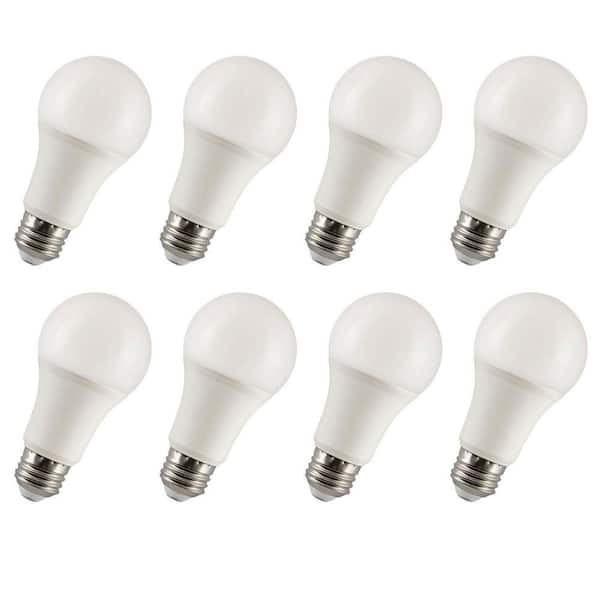 60-Watt Equivalent A19 Dimmable CEC Title 20 Compliant ENERGY STAR 90+ CRI E26 LED Light Bulb, Daylight 5000K (8-Pack)