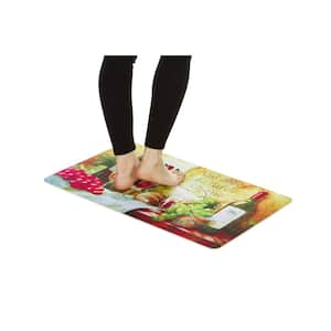 18 in. x 30 in. Wine Tables Kitchen Cushion Floor Mat