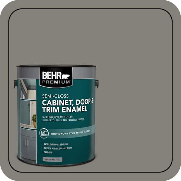1 gal. #N360-5A Wood Ash Semi-Gloss Enamel Interior/Exterior Cabinet, Door & Trim Paint