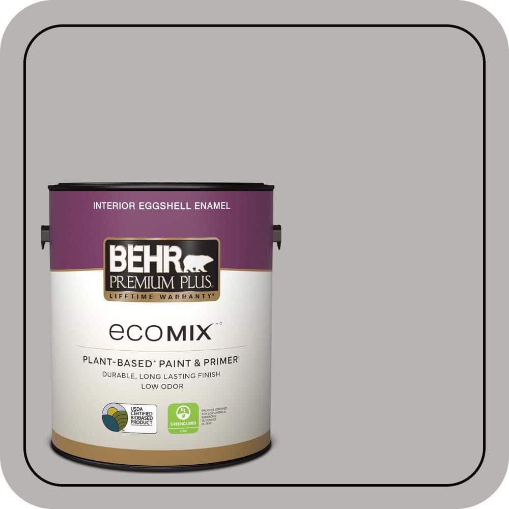1 gal. #790E-3 Porpoise Eggshell Enamel EcoMix Plant-Based Interior Paint & Primer price history on PriceWatchPro