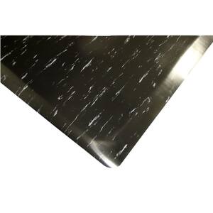 Rhino Anti-Fatigue Mats Black 3 ft. x 9 ft. x 9/16 in. Diamond