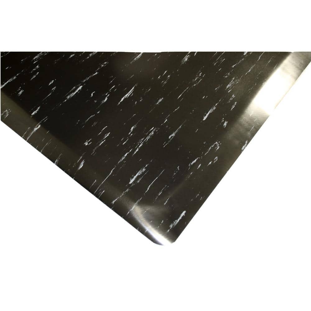 Marbleized Tile Top Anti-fatigue Mat 3 ft. x 6 ft. x 1/2 in. Black/White Commercial Mat price history on PriceWatchPro