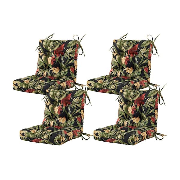 ARTPLAN Seat/Back Outdoor Chair Cushion Patio Cushion Tie Tufted Replacement for Patio Furniture 20 in. x20 in. x4 in.