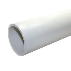 3 in. x 10 ft. White PVC Schedule 40 DWV Foamcore Pipe