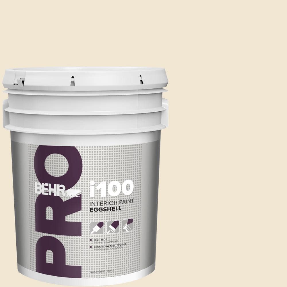 5 gal. #HDC-FL13-5 Rye Flour Eggshell Interior Paint -  BEHR PRO, ZZ181868