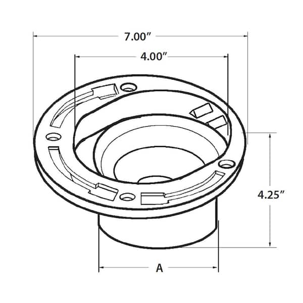 Pvc Toilet Flange Dimensions
