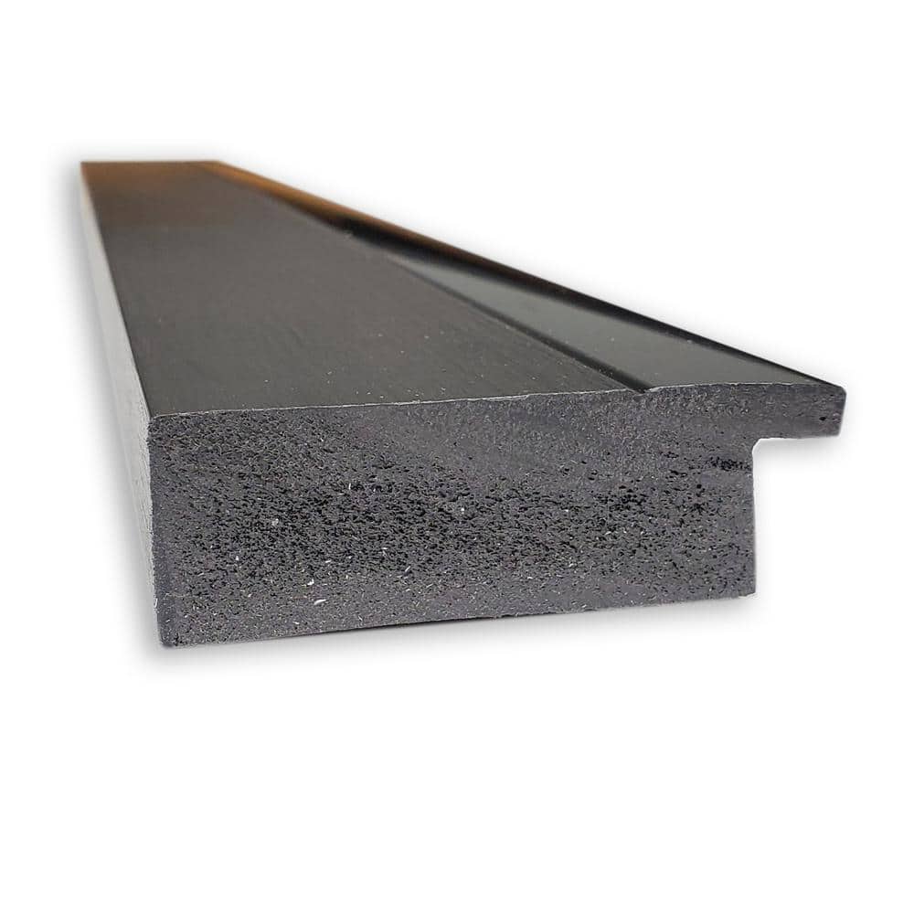 Glossy Black Polystyrene Rectangular Wall Frame 19" x 16"