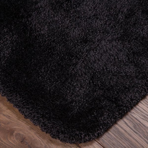 Garland Rug Traditional Dark Gray 3-Piece Washable Bathroom Rug Set  BA010W3P02J6 - The Home Depot