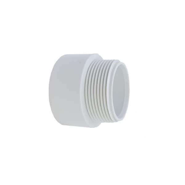 VPC 1-1/2 in. PVC DWV HUB x Slip-Joint Trap Adapter w/o Plastic Nut