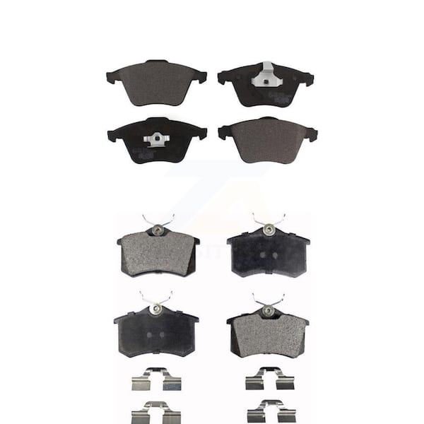 TEC Front Rear Ceramic Brake Pad Kit For 2004 Audi A6 Quattro With 321mm Diameter Rotor KTC-100691