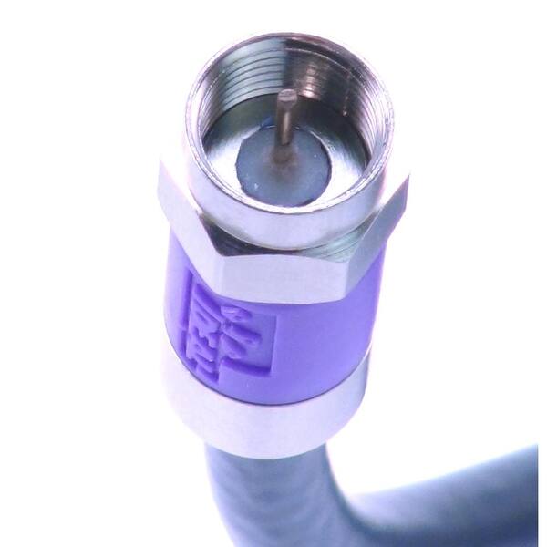 Tripp Lite 92-691 RG6 Plenum 90-Degree F Connectors - 5 Pack For Cable/Satellite Installations