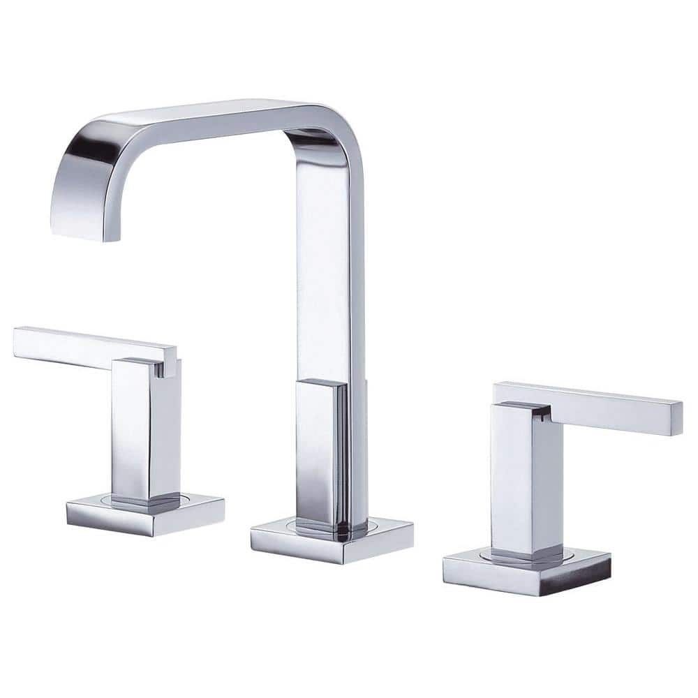 UPC 719934423488 product image for Sirius 8 in. Widespread 2-Handle Bathroom Faucet with Metal Touch Down Drain in  | upcitemdb.com