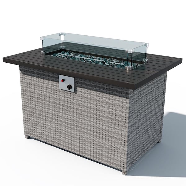 EAGLE PEAK 42 in. Outdoor Propane Gas Fire Pit Table