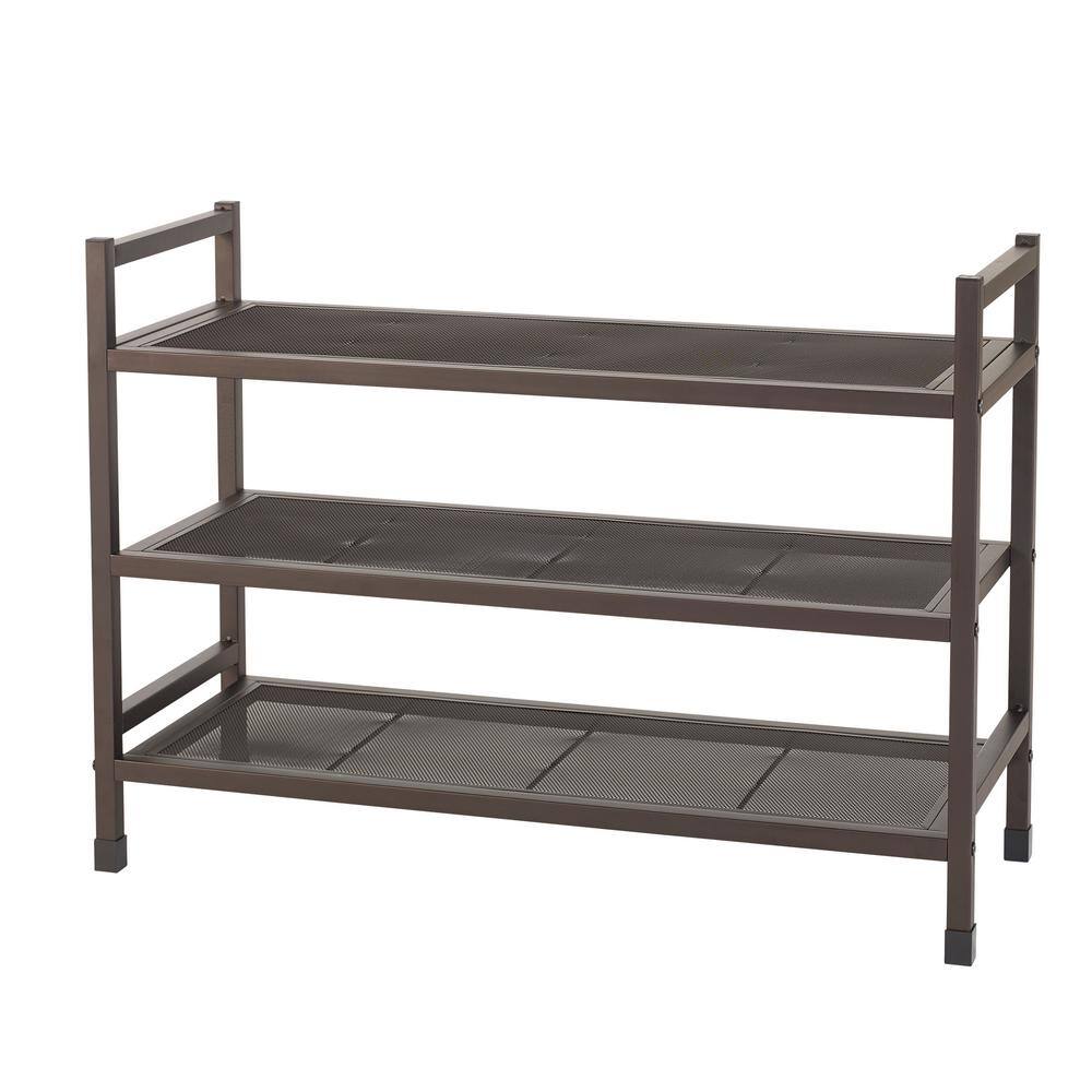 UPC 061648936397 product image for neatfreak 12.12 H 15-Pair 15-Tier Bronze Polyester Shoe Rack, Oil-Rubbed Bronze | upcitemdb.com