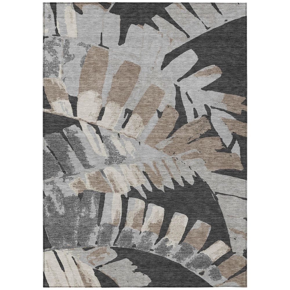 Chantille Machine Washable Indoor/Outdoor Abstract ACN2991 Pewter 8 ft. x 10 ft. Area Rug price history on PriceWatchPro