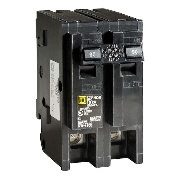 Square D Homeline 90 Amp 2-Pole Circuit Breaker