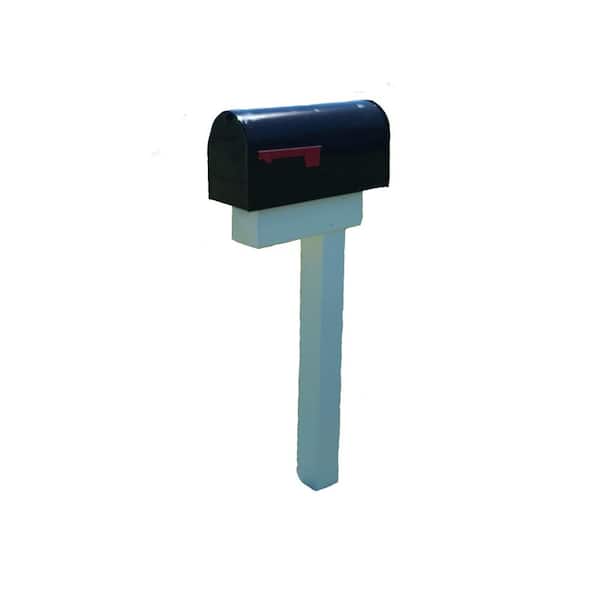 Handy Post Vinyl Mailbox Post Sleeve, 42 H x 16 L  in. White