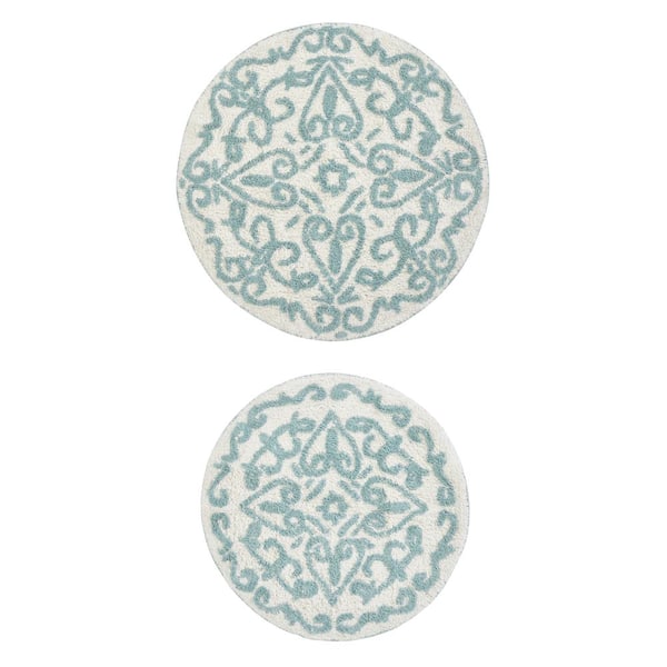 Unbranded Chesapeake Genesis Spa Bath Rug ( 30 in. & 24 in. Round)