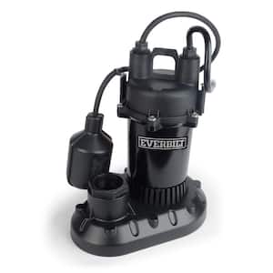 1/3 HP Submersible Aluminum Sump Pump with Tethered Switch