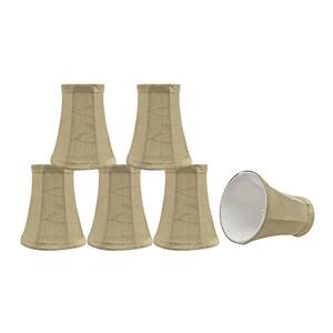 4 in. x 5 in. Oatmeal Bell Lamp Shade (6-Pack)