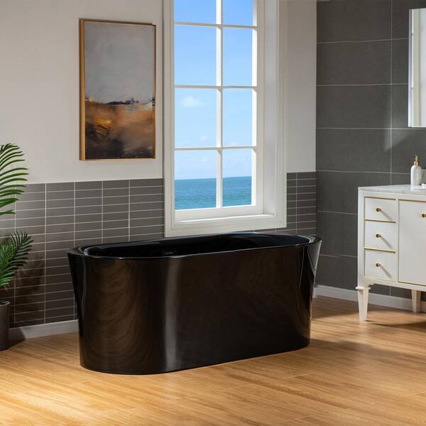 Reviews for WOODBRIDGE 59 in. x 29.5 in. Soaking Bathtub with