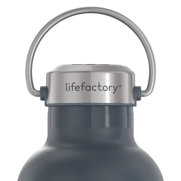 20oz Stainless Steel Sport Bottle | Lifefactory Carbon