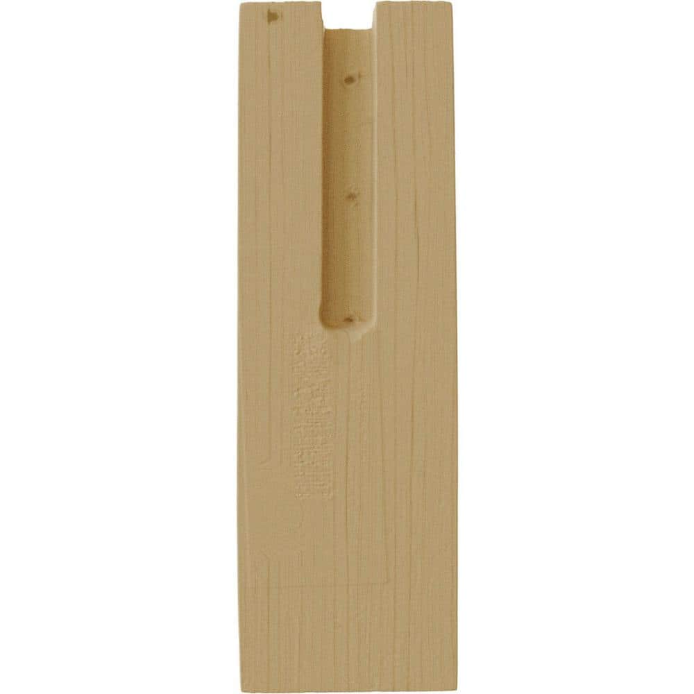 Alder Hand-Carved Traditional Wood Corbel Bracket