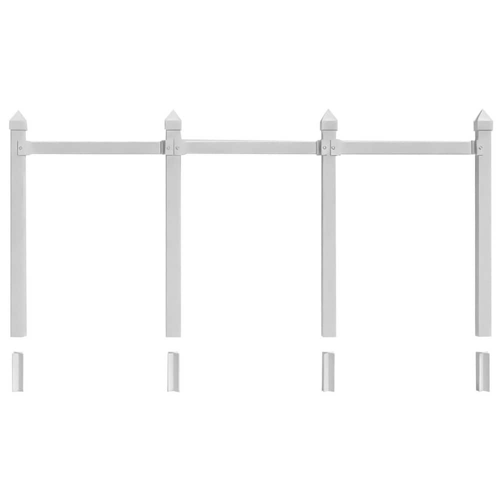Quick Assembly, Modular In-Ground Fence Frame Kit, 12 ft x 4 ft, Frame Only price history on PriceWatchPro