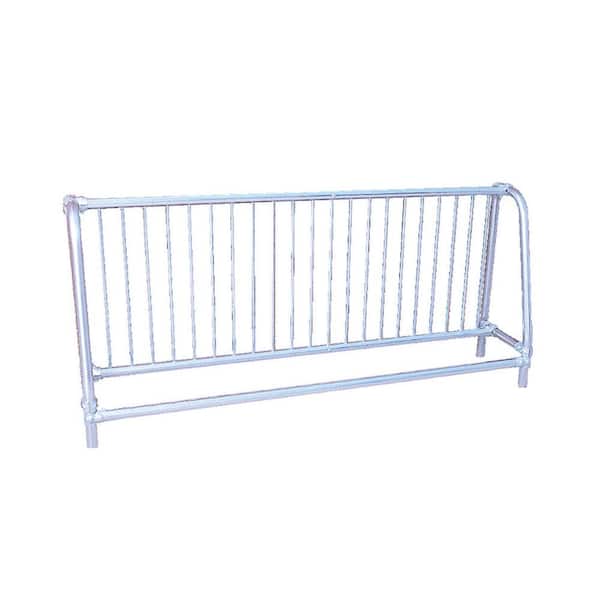 10 ft. Galvanized Commercial Park Single Sided Bike Rack Portable